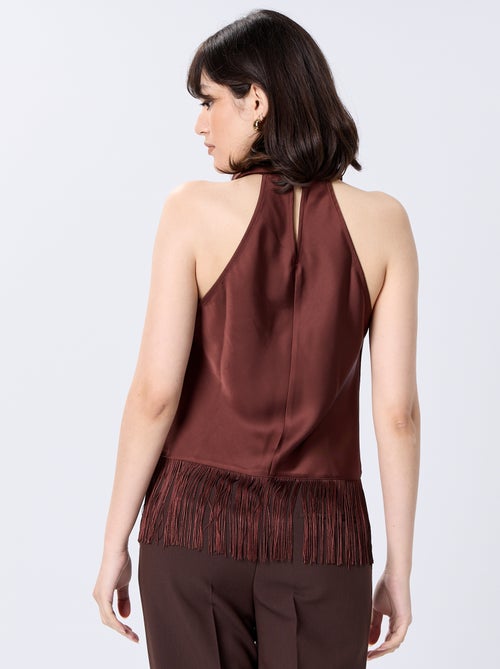 Top halter drapeado - Kiabi