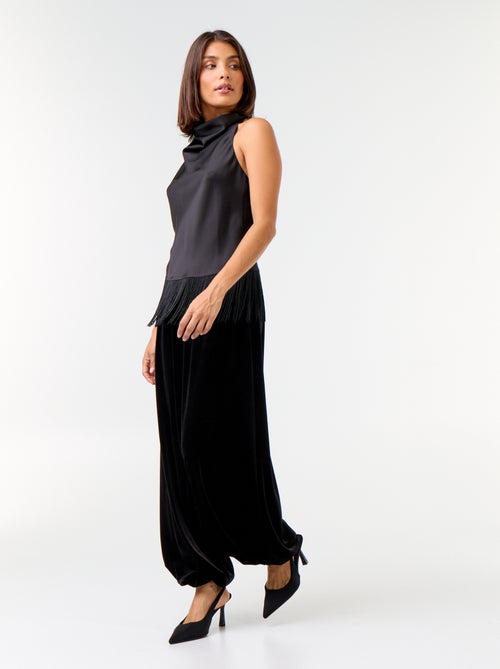 Top halter drapeado - Kiabi