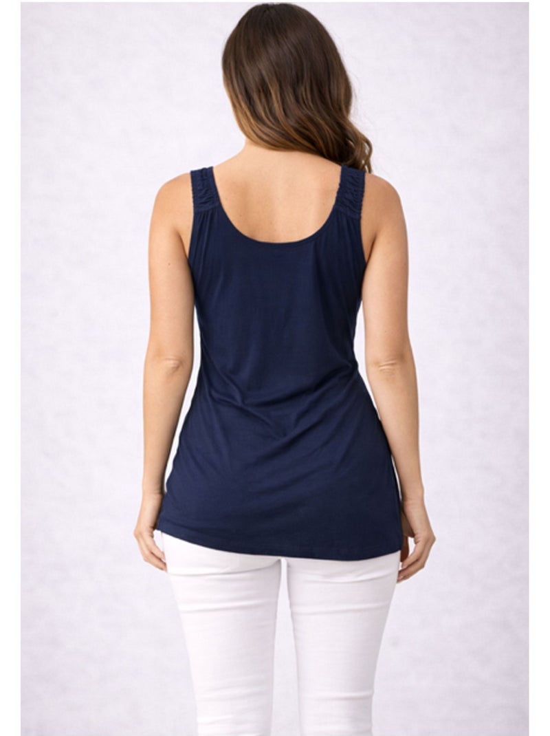 Top Kebello Azul marino - Kiabi