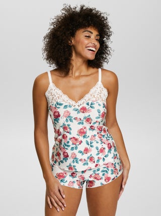 Top lencero de pijama estampado 'Sans Complexe'