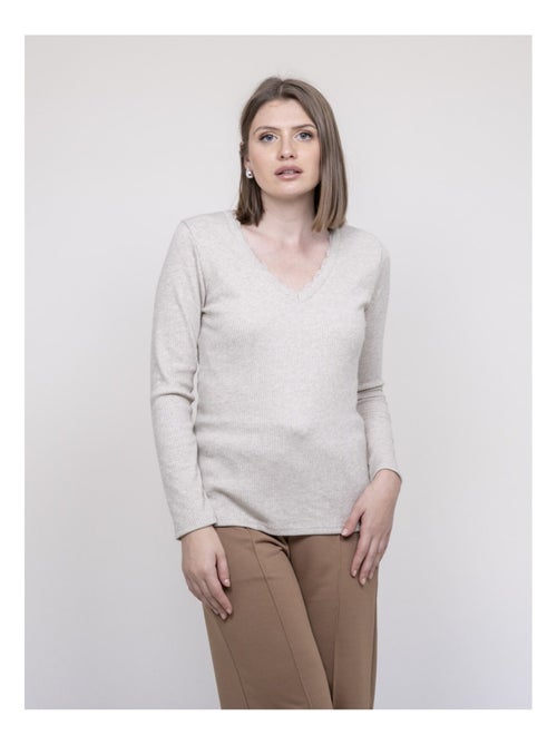 Top manches largos FALVY - Kiabi