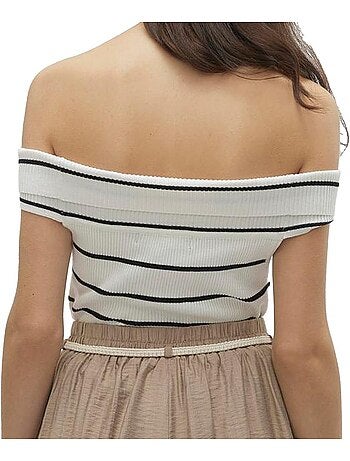 Top Mujer Vero Moda con Hombros Descubiertos