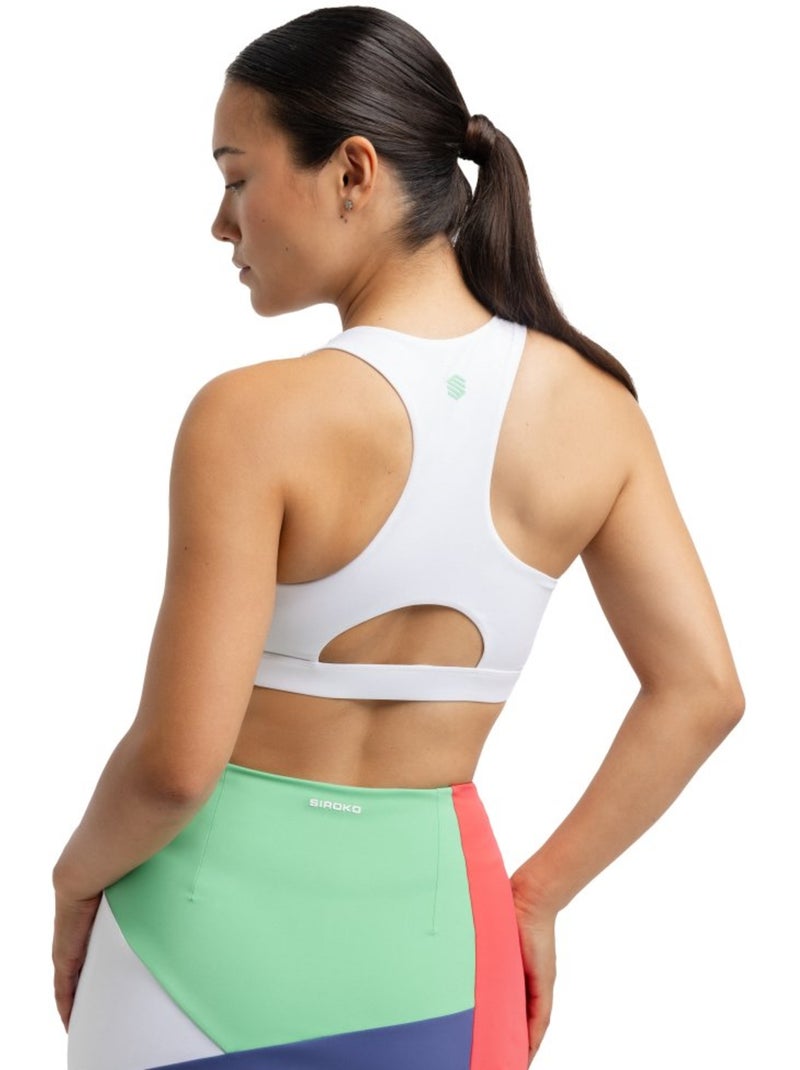 Top pádel mujer pádel mujer krona Blanco - Kiabi
