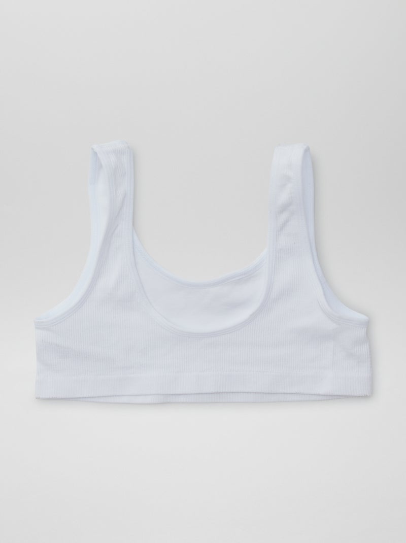 Top sin costuras 'Petit Béguin' Blanco - Kiabi