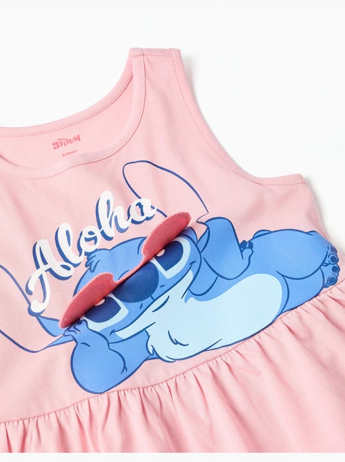 Top sin mangas de algodón con estampado de Stitch - Kiabi