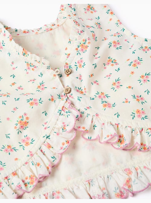 Top sin mangas de algodón con estampado floral - Kiabi Top sin mangas de algodón con estampado floral - Kiabi