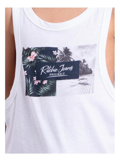 Top sin mangas de cuello redondo de puro algodón NABODY-J - Kiabi