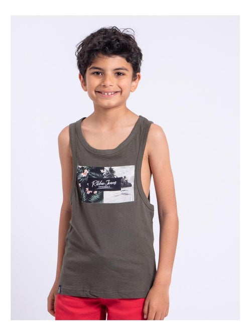 Top sin mangas de cuello redondo de puro algodón NABODY-J - Kiabi