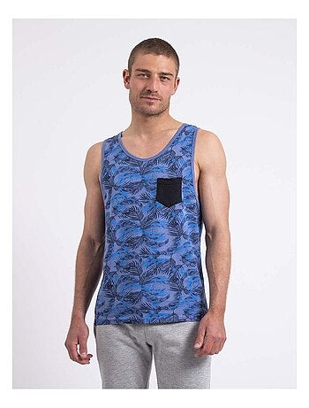 Top sin mangas de cuello redondo NALONG