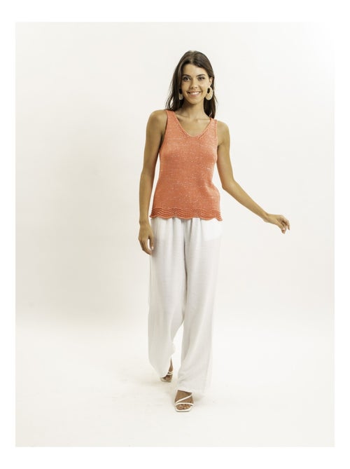 Top sin mangas de punto lurex KENATRA - Kiabi Top sin mangas de punto lurex KENATRA - Kiabi