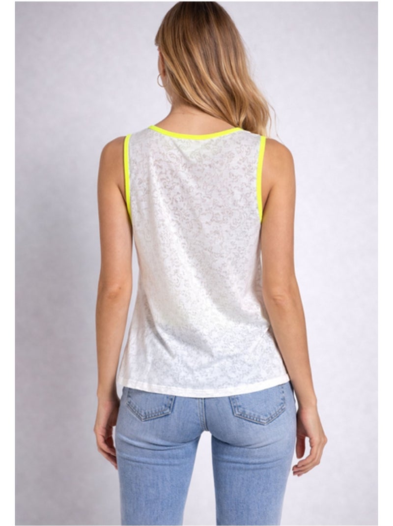 Top sin mangas Kebello Amarillo - Kiabi