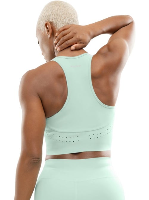 Top sin mangas running mujer fitness mujer namib mint - Kiabi Top sin mangas running mujer fitness mujer namib mint - Kiabi