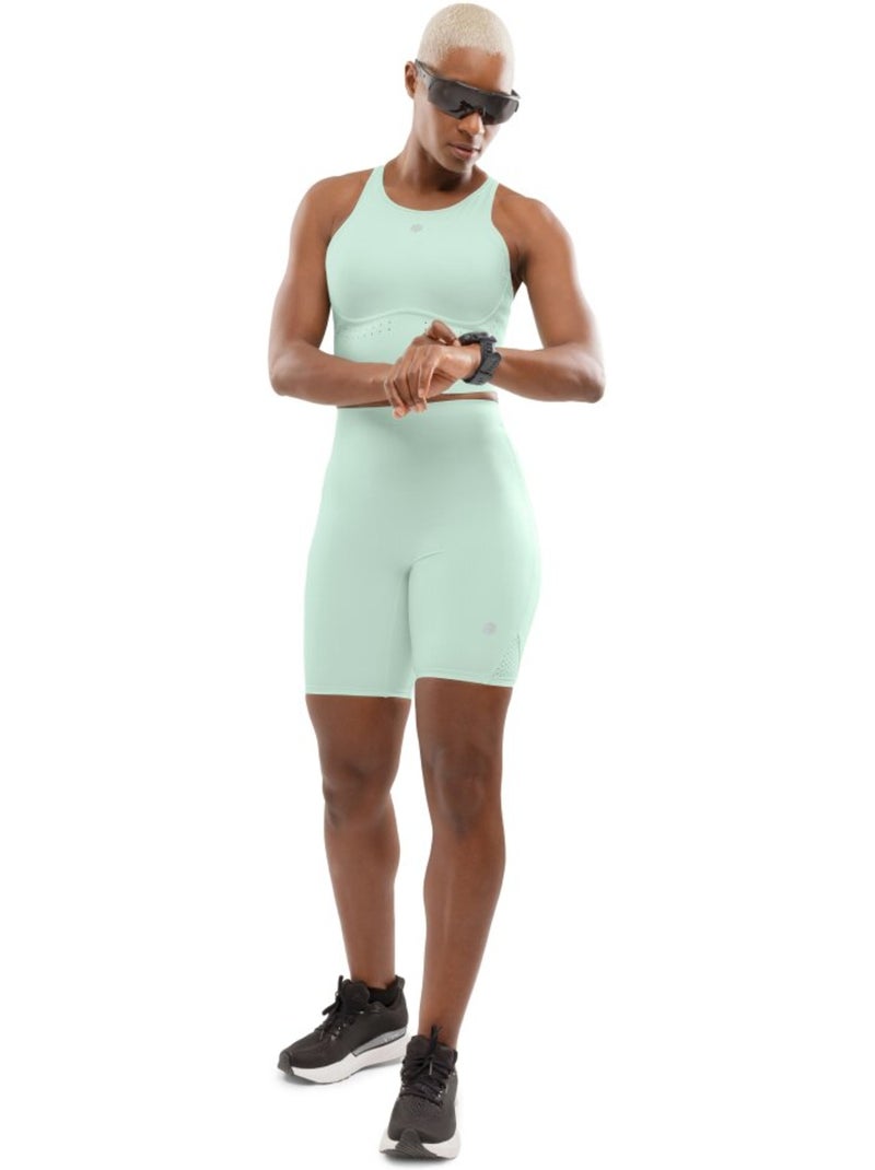 Top sin mangas running mujer fitness mujer namib mint Verde - Kiabi