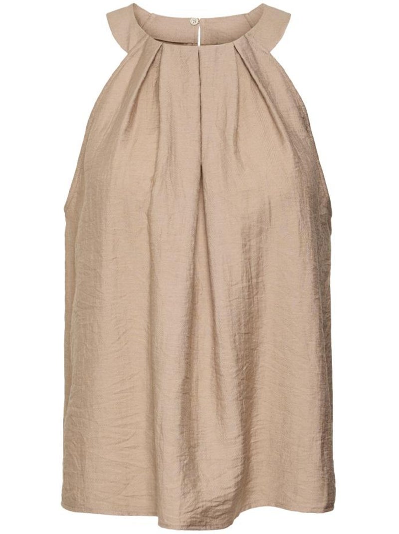 Top sin mangas Vero Moda para mujer Beige - Kiabi