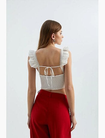 Top smock hiccup