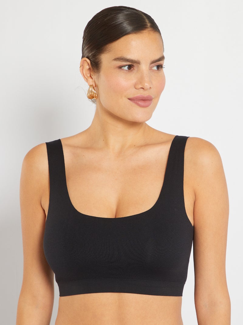 Top So confort 'Sans Complexe' negro - Kiabi