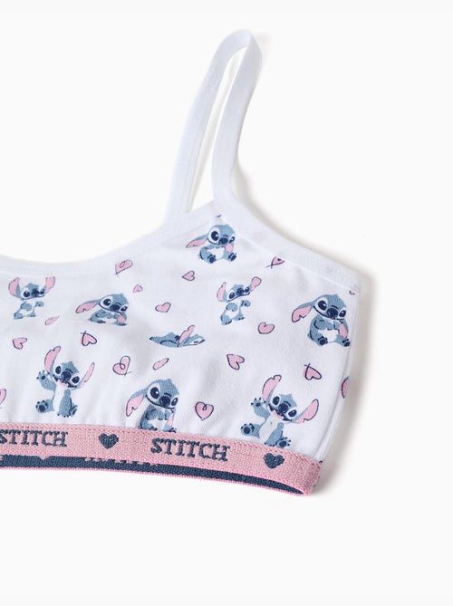 Top sujetador + bragas con motivo de Stitch - Kiabi