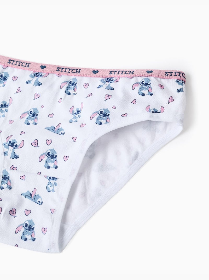 Top sujetador + bragas con motivo de Stitch Blanco - Kiabi