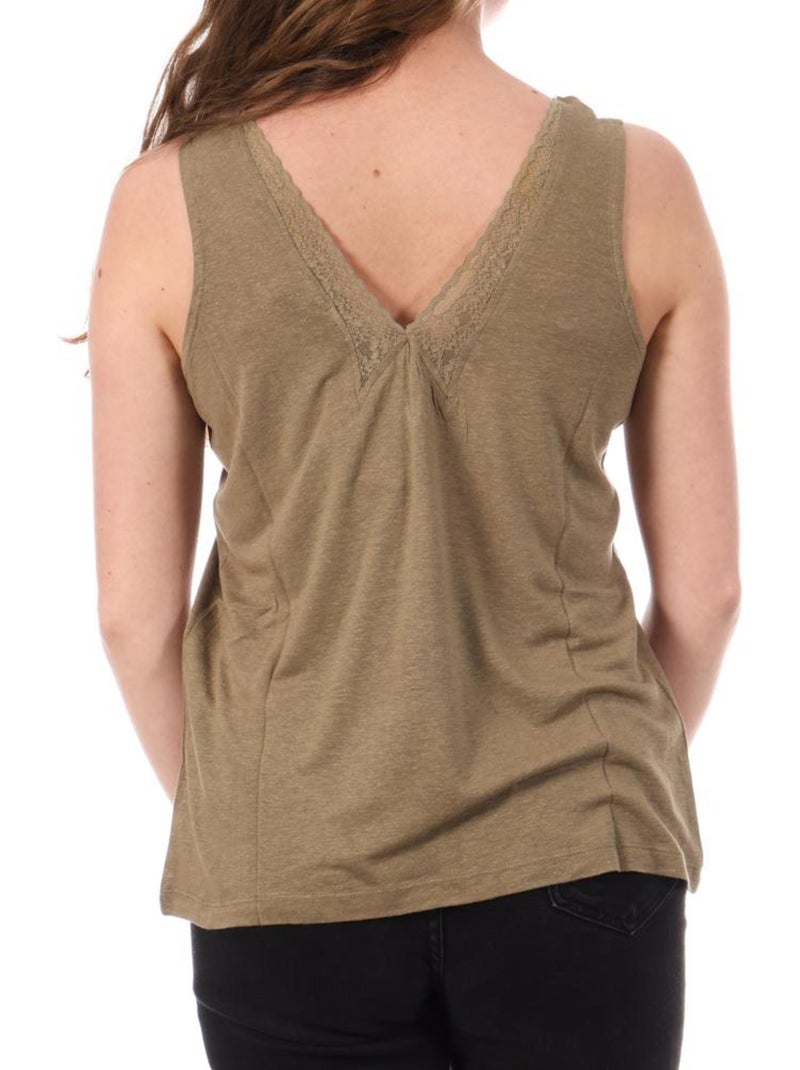 Top tirantes mujer kaporal Verde caqui claro - Kiabi
