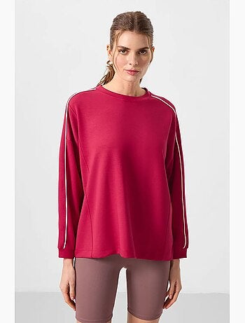 Top túnica oversize largo a rayas tommy