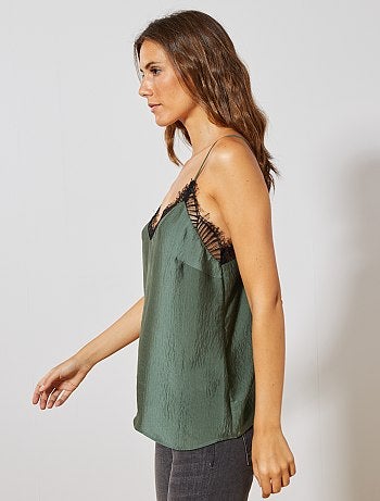 Top vaporoso de estilo lencero - Kiabi