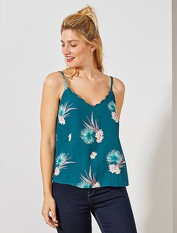 Top vaporoso festoneado - Kiabi