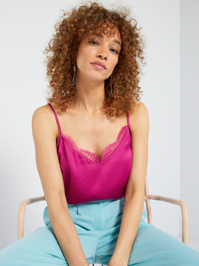 Top vaporoso Rosa - Kiabi