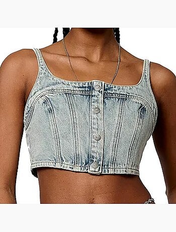 Top vaquero para mujer Kaporal
