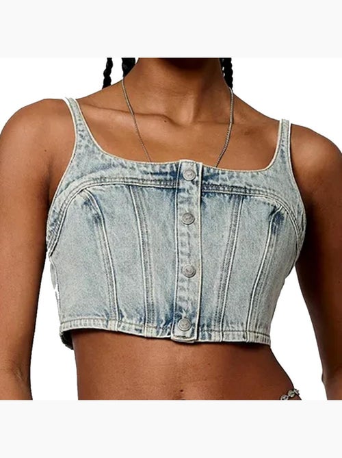 Top vaquero para mujer Kaporal - Kiabi