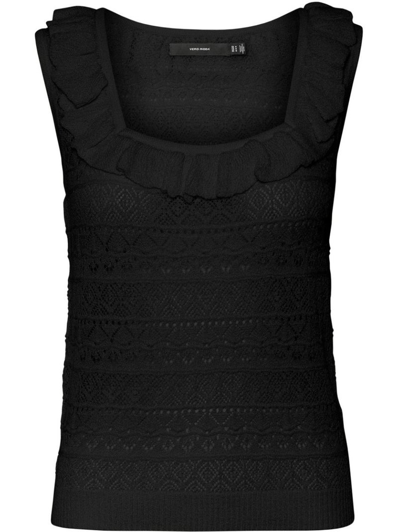 Top Vero Moda Negro Negro - Kiabi