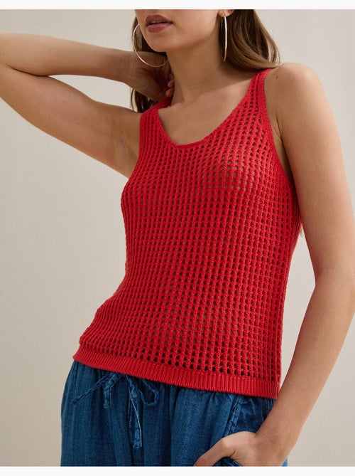 Tope de punto de ganchillo, MO Fashion - Kiabi