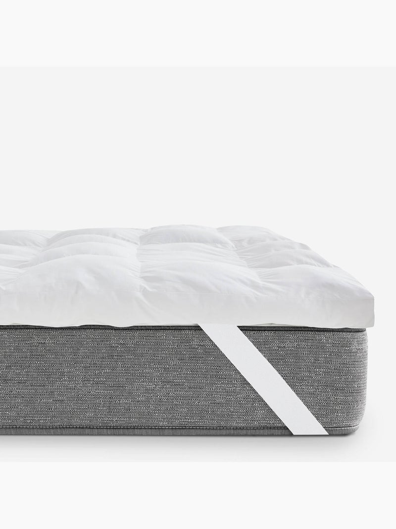 Topper Microfibra 5cm -Hasta 32 cm Blanco - Kiabi