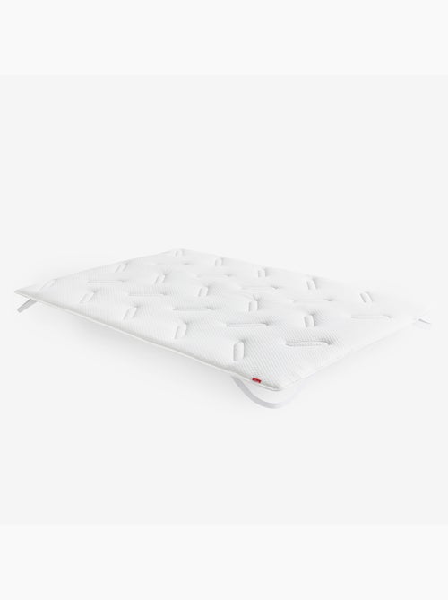 Topper Visco y Fibra 3cm -Confort Ergonómico - Firmeza Media - Kiabi