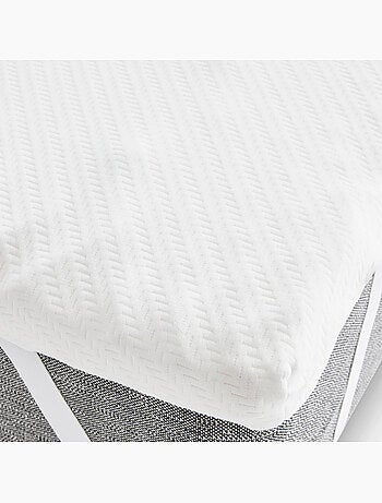 Topper Viscoelástico Multizona -7 cm - Transpirable - Lavable