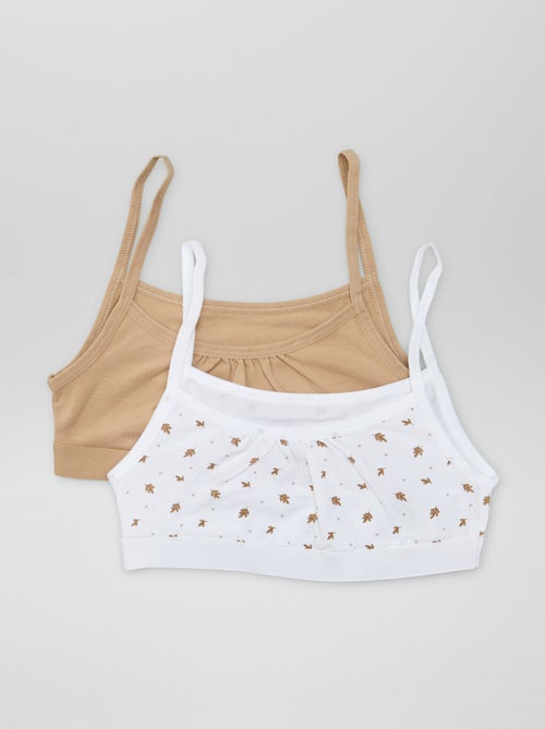Tops de punto con tirantes finos Pack de 2 - Kiabi