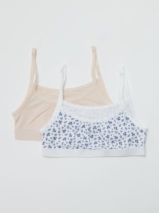 Tops de punto con tirantes finos Pack de 2