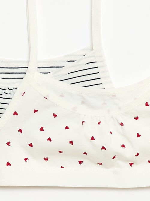 Tops de punto con tirantes finos Pack de 2 - Kiabi