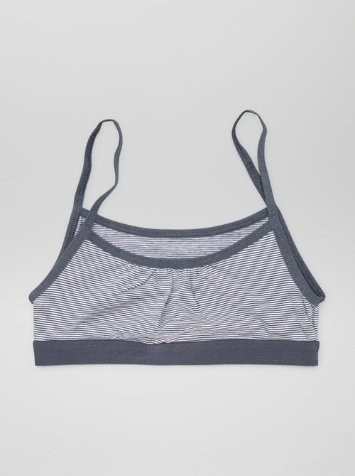 Tops de punto con tirantes finos Pack de 2 - Kiabi