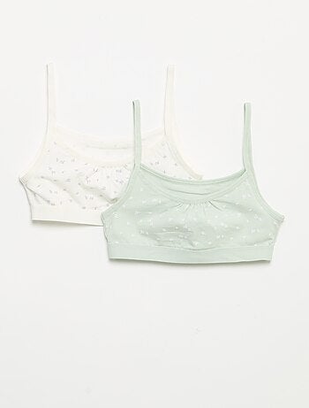 Tops de punto con tirantes finos Pack de 2