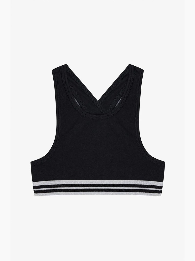 Tops deportivos con brillo, pack de 2 penti Negro - Kiabi