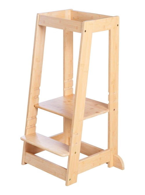 Torre de aprendizaje evolutiva en bambú FSC® - ROBA - Kiabi