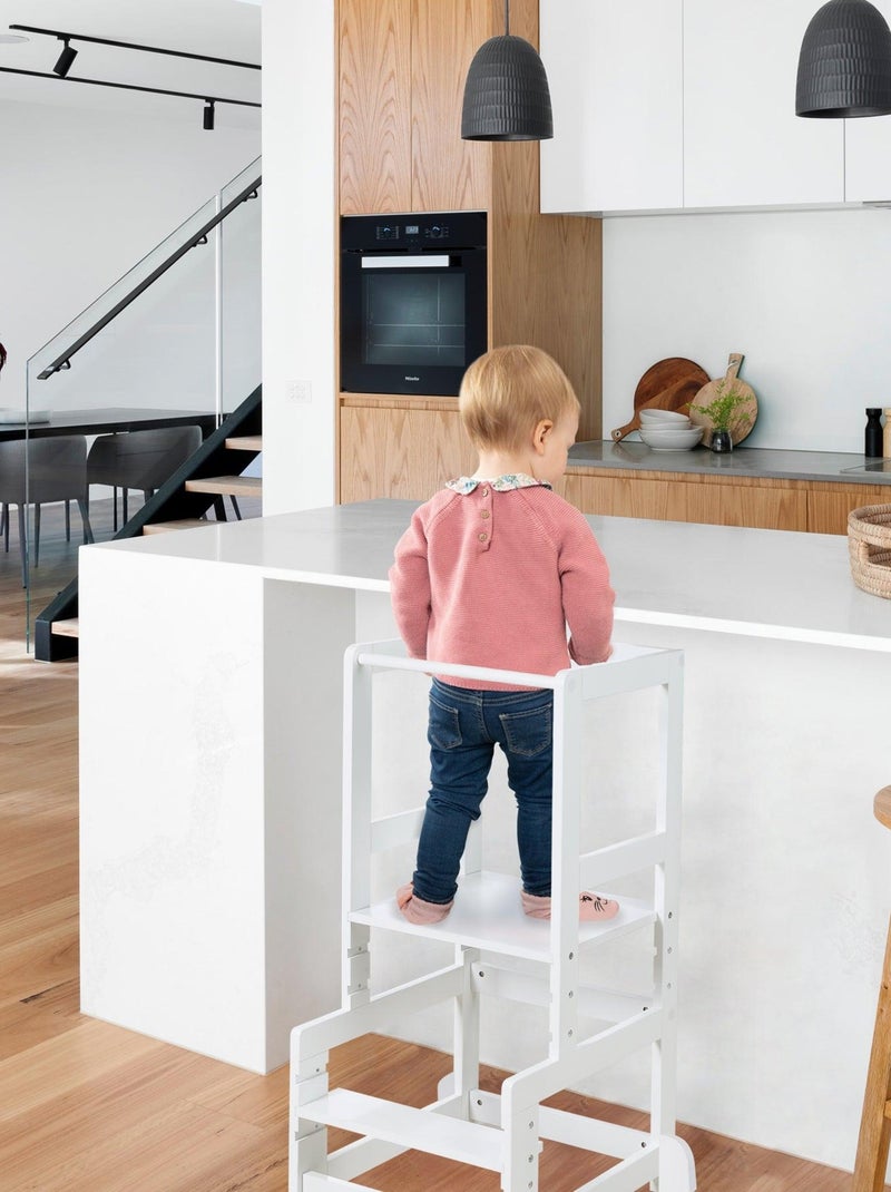 Torre de aprendizaje evolutiva en madera - ROBA Blanco - Kiabi