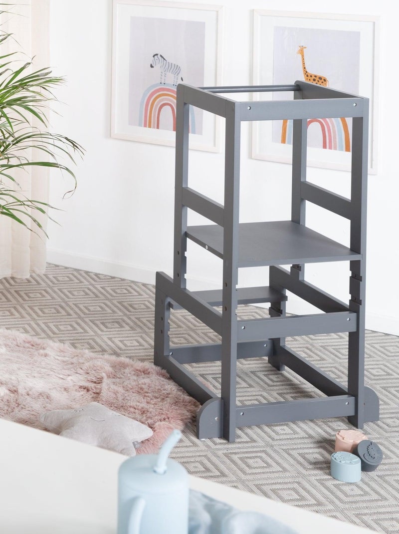 Torre de aprendizaje evolutiva en madera - ROBA Gris antracita - Kiabi