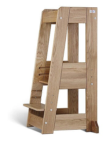 Torre de aprendizaje infantil de roble | Tissi
