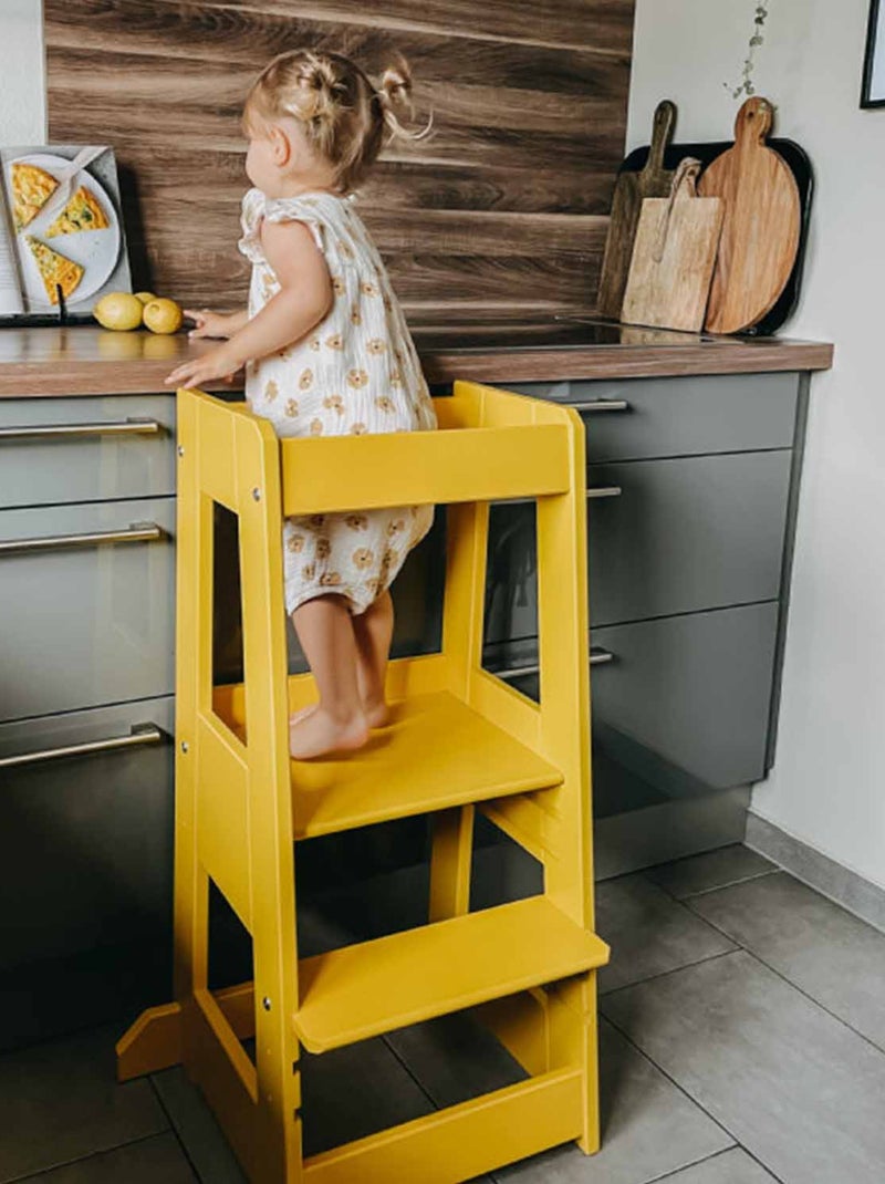 Torre de aprendizaje y observación felix montessori | Tissi Amarillo - Kiabi