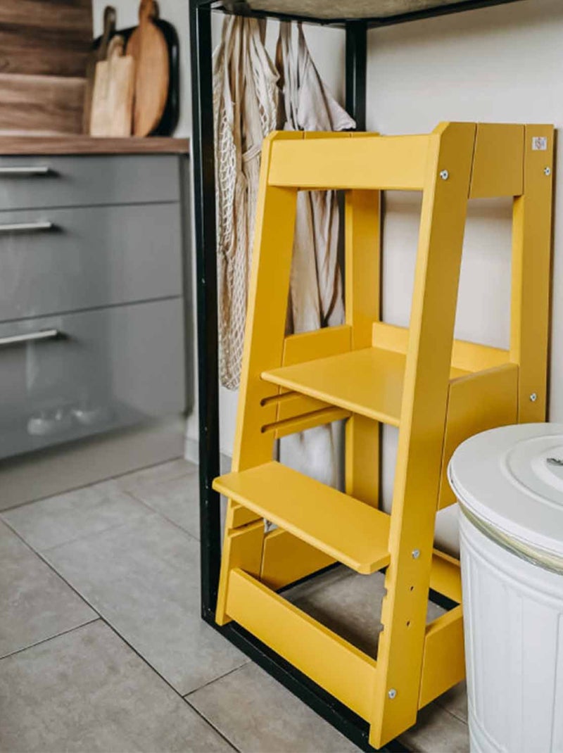 Torre de aprendizaje y observación felix montessori | Tissi Amarillo - Kiabi