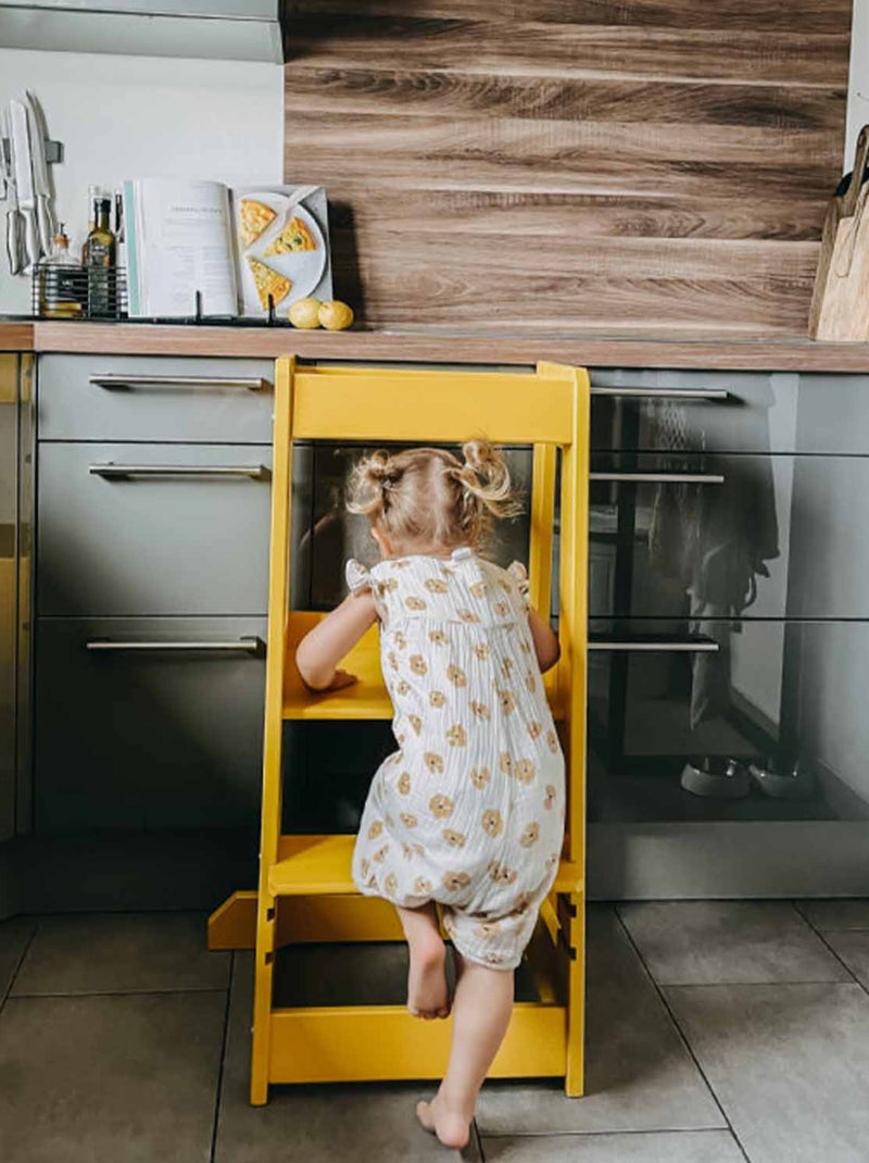 Torre de aprendizaje y observación felix montessori | Tissi Amarillo - Kiabi
