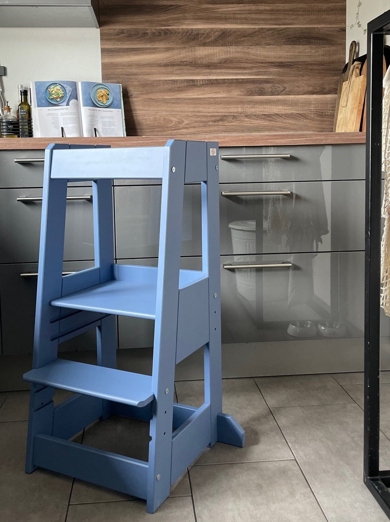 Torre de aprendizaje y observación felix montessori | Tissi Azul - Kiabi