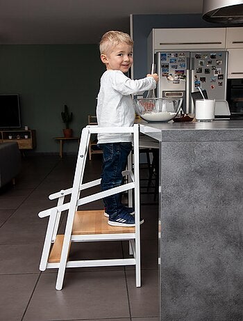 WEBABY - ALTO 2 Torre de observación y aprendizaje de madera
