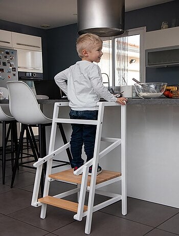 WEBABY - ALTO 2 Torre de observación y aprendizaje de madera